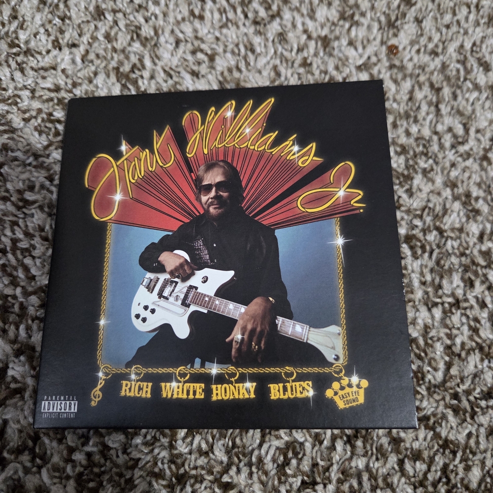 Hank Williams Jr. CD Rich White Honly Blues Album